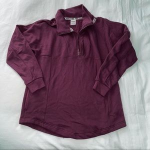 PINK | Oversized Quarter Zip Sweater